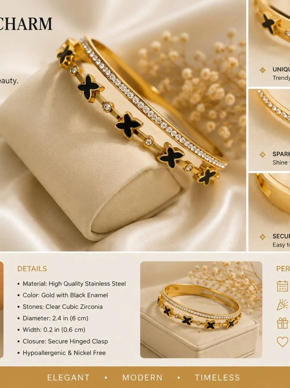 N/A elegant 18k